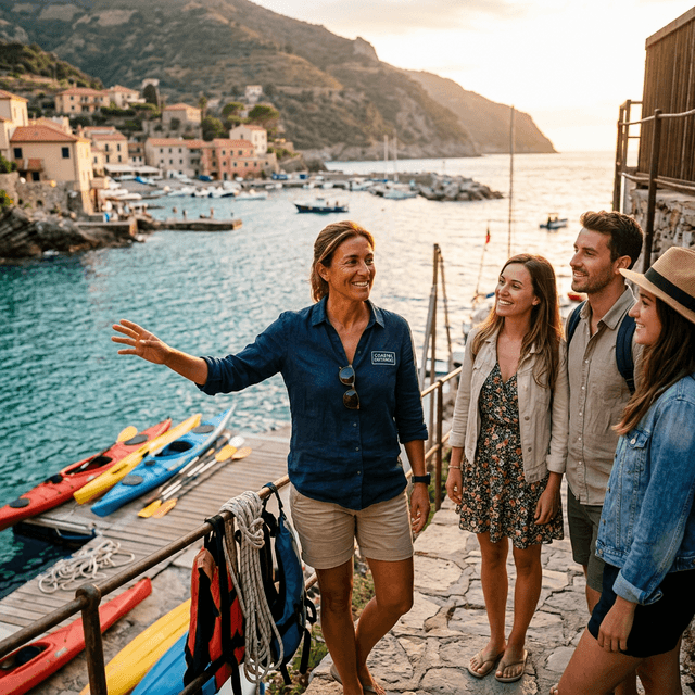 Experience provider preparing a curated activity for hotel guests