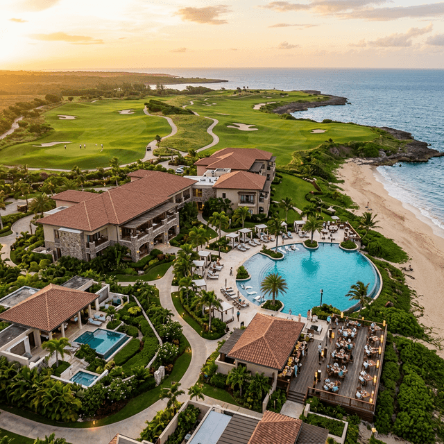 Full-service resort with spa, pool, and premium amenities